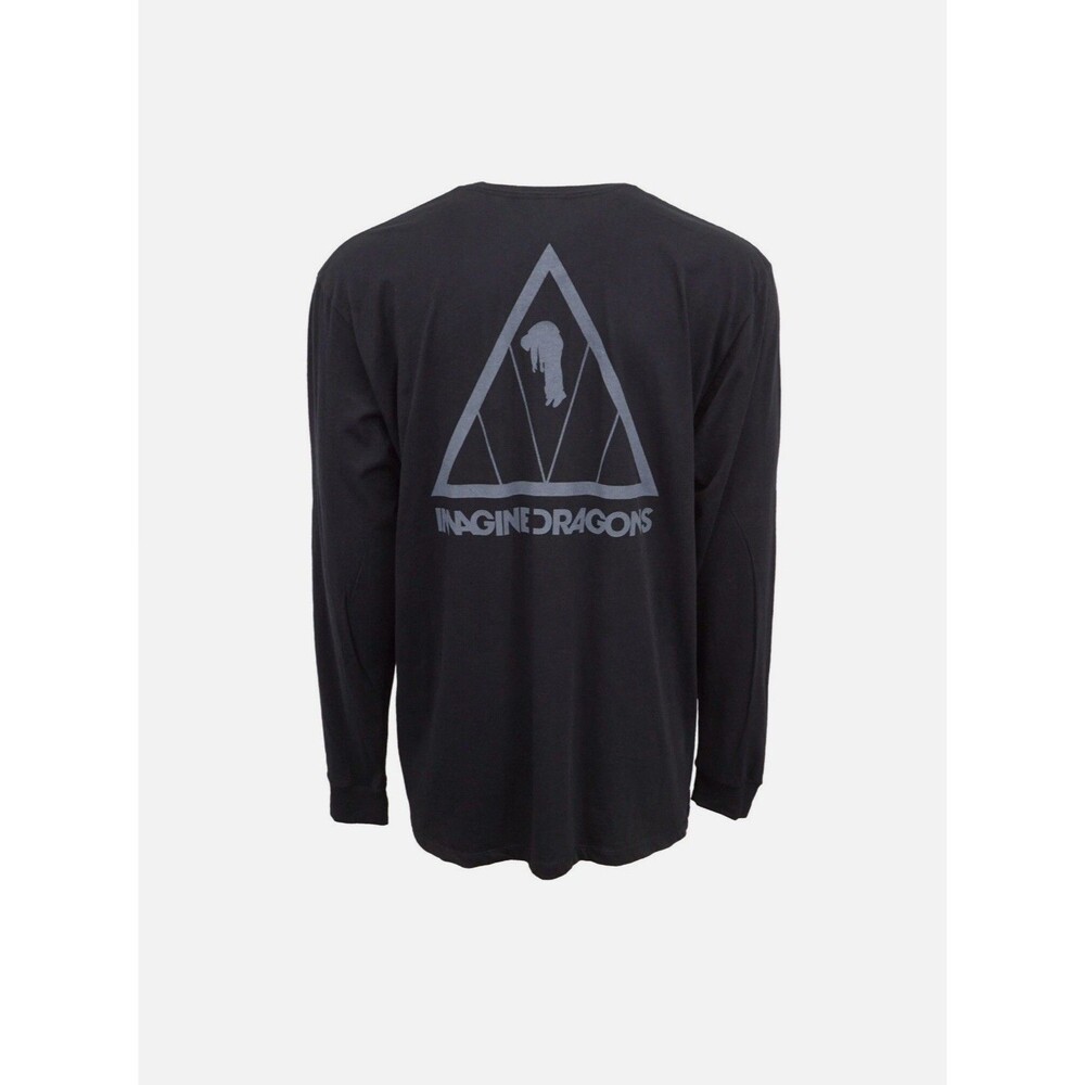 Imagine Dragons Band Graphic Long Sleeve T-Shirt Black Size Medium